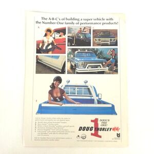 Chevrolet Squarebody Doug Thorley Truck Print Ad Vintage Dodge Ford Garage Decor